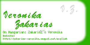 veronika zakarias business card